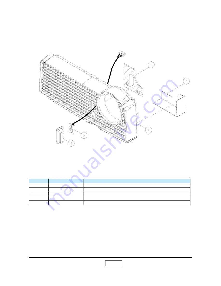 Optoma EP719H Service Manual Download Page 62