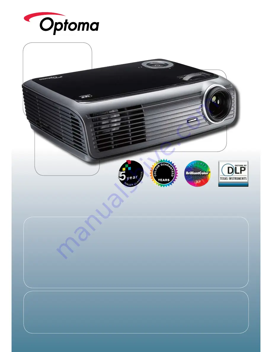 Optoma EP726i Specifications Download Page 1