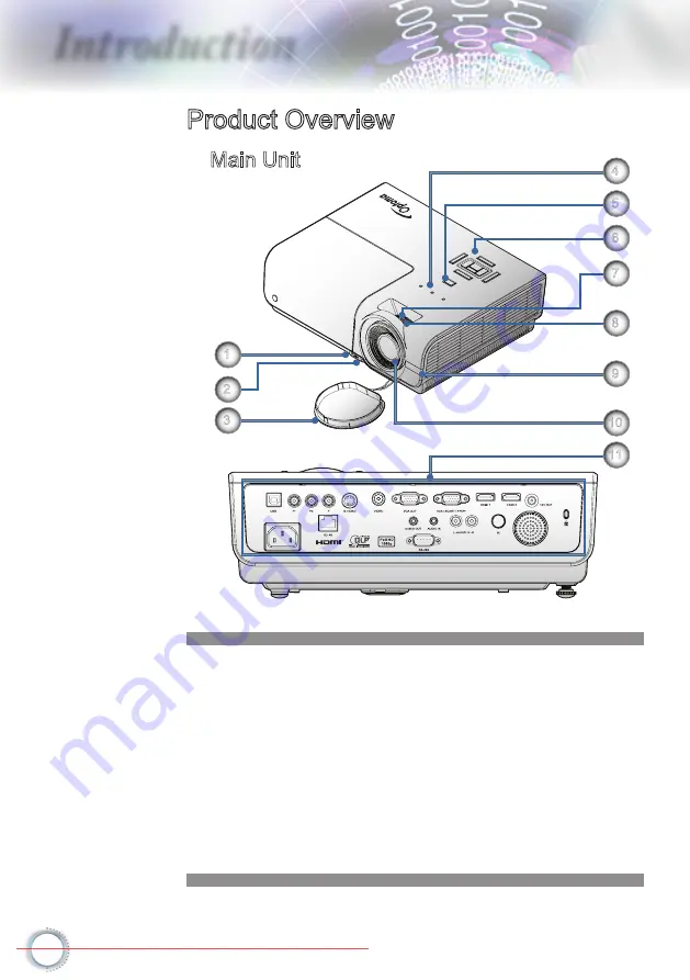 Optoma TH1060 User Manual Download Page 8