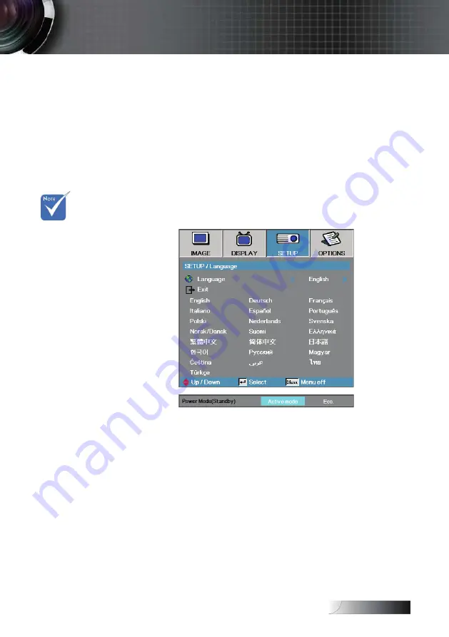 Optoma TW775 Manual Download Page 17