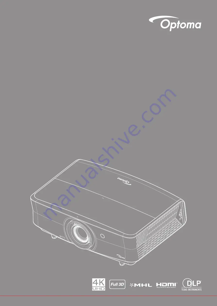 Optoma UHZ65LV User Manual Download Page 1