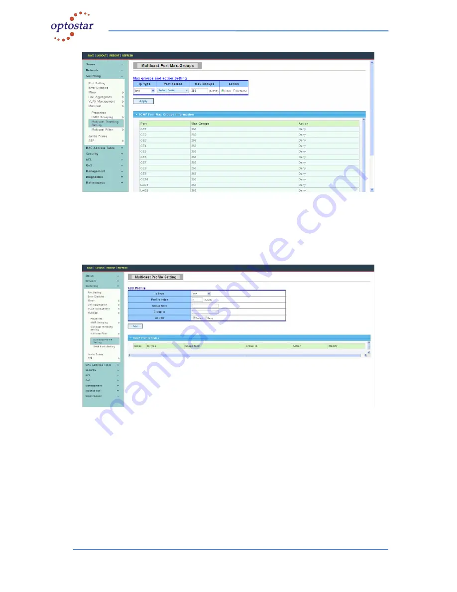 Optostar OP2F8T User Manual Download Page 30