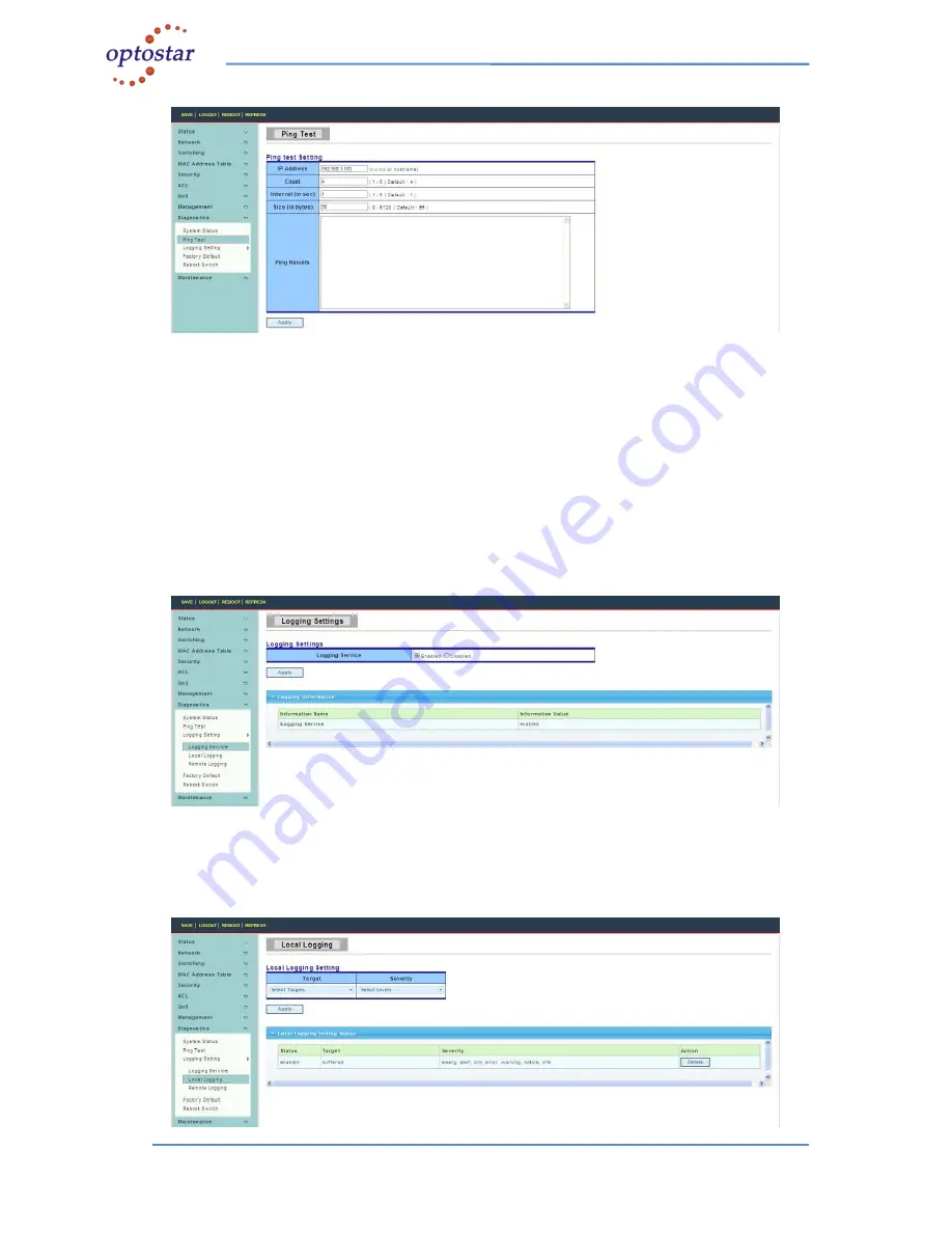 Optostar OP2F8T User Manual Download Page 72