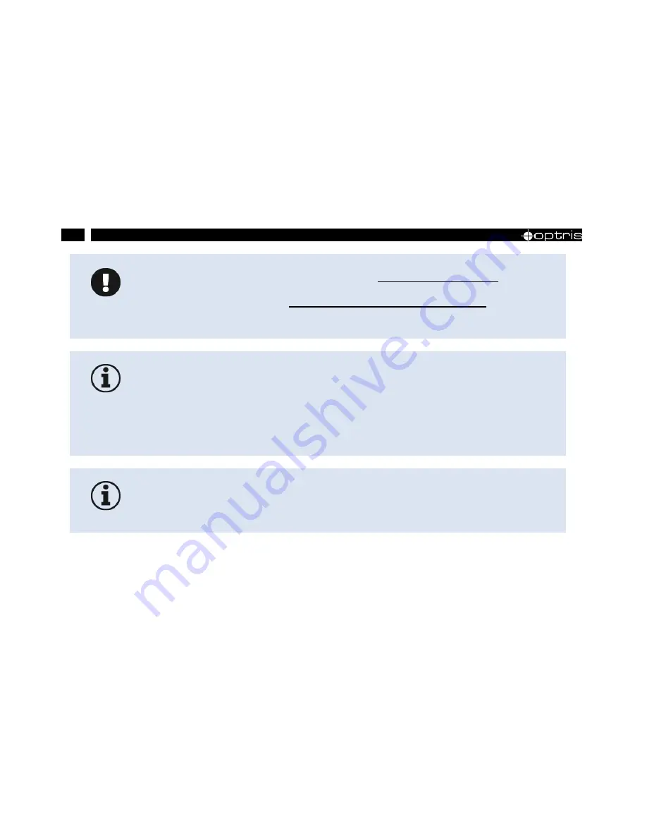 optris PI LightWeight kit Operator'S Manual Download Page 8