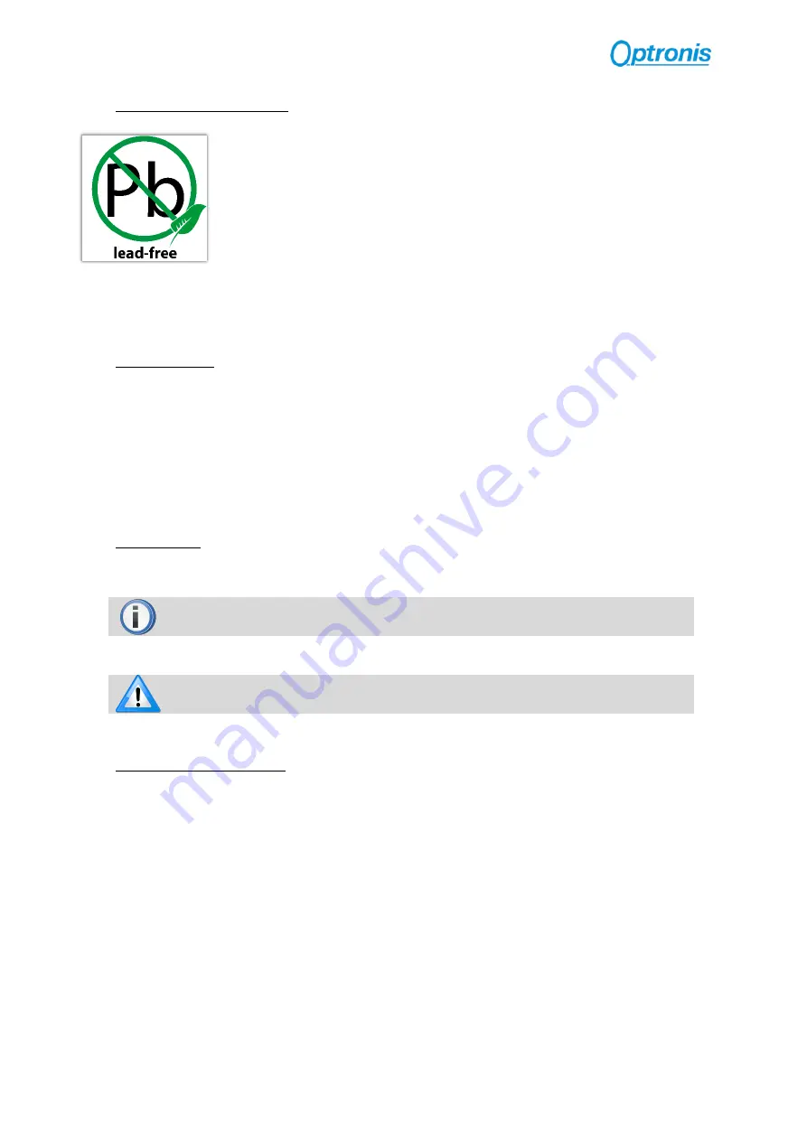 Optronis CP70-16-M/C-148 User Manual Download Page 7