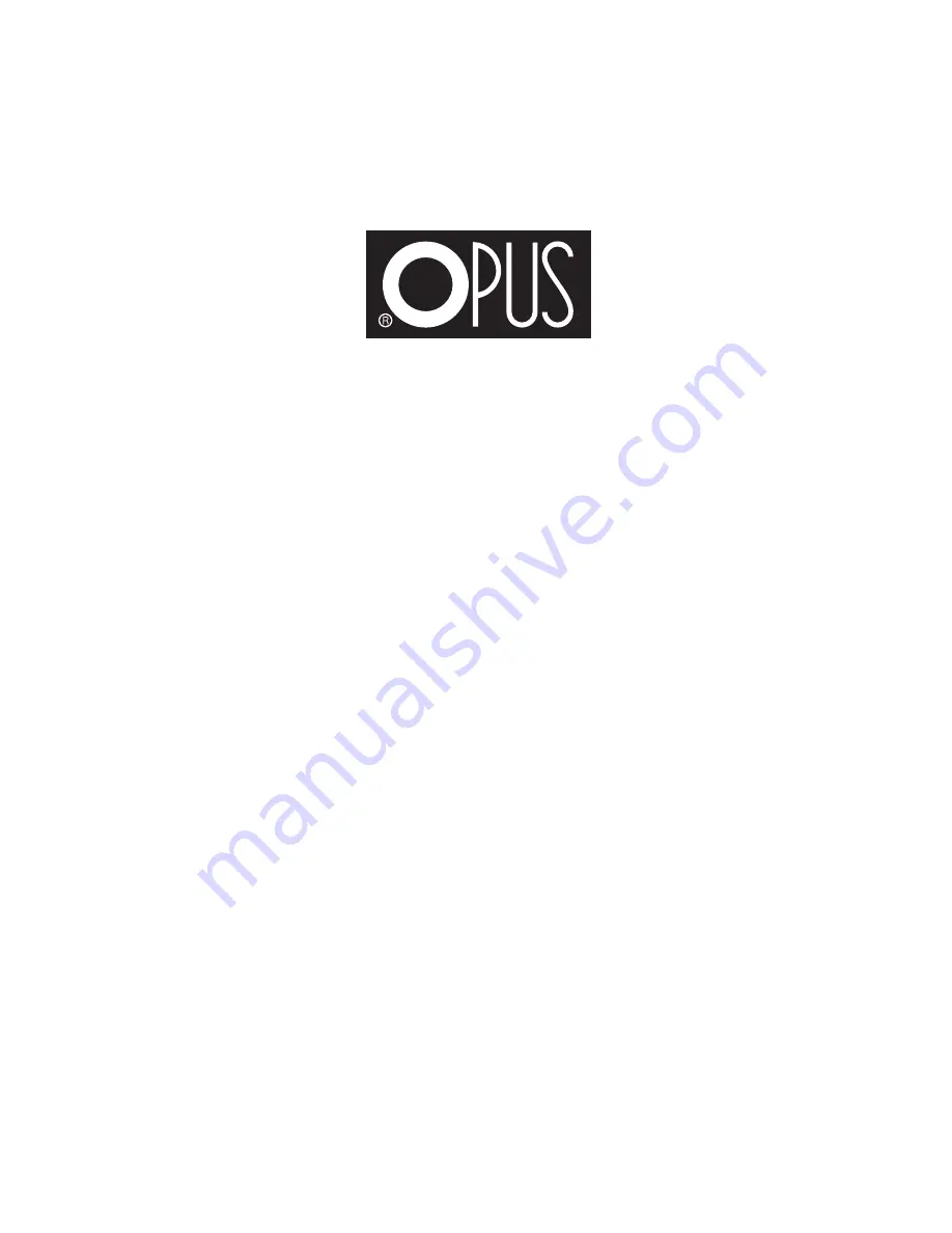 Opus Atlas 150 User Manual Download Page 1