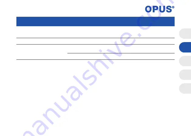 Opus BWM 180 Operating Instructions Manual Download Page 25