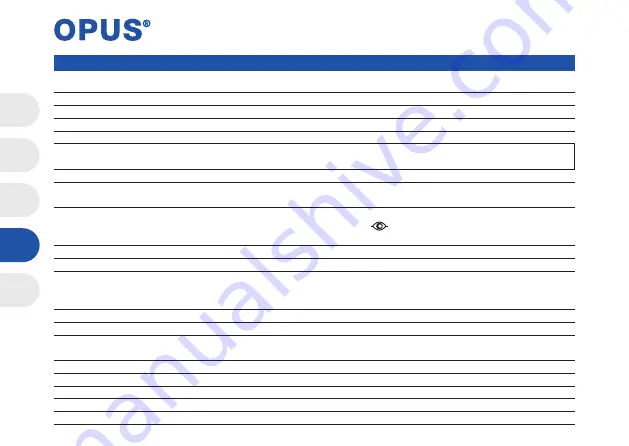 Opus BWM 180 Operating Instructions Manual Download Page 44