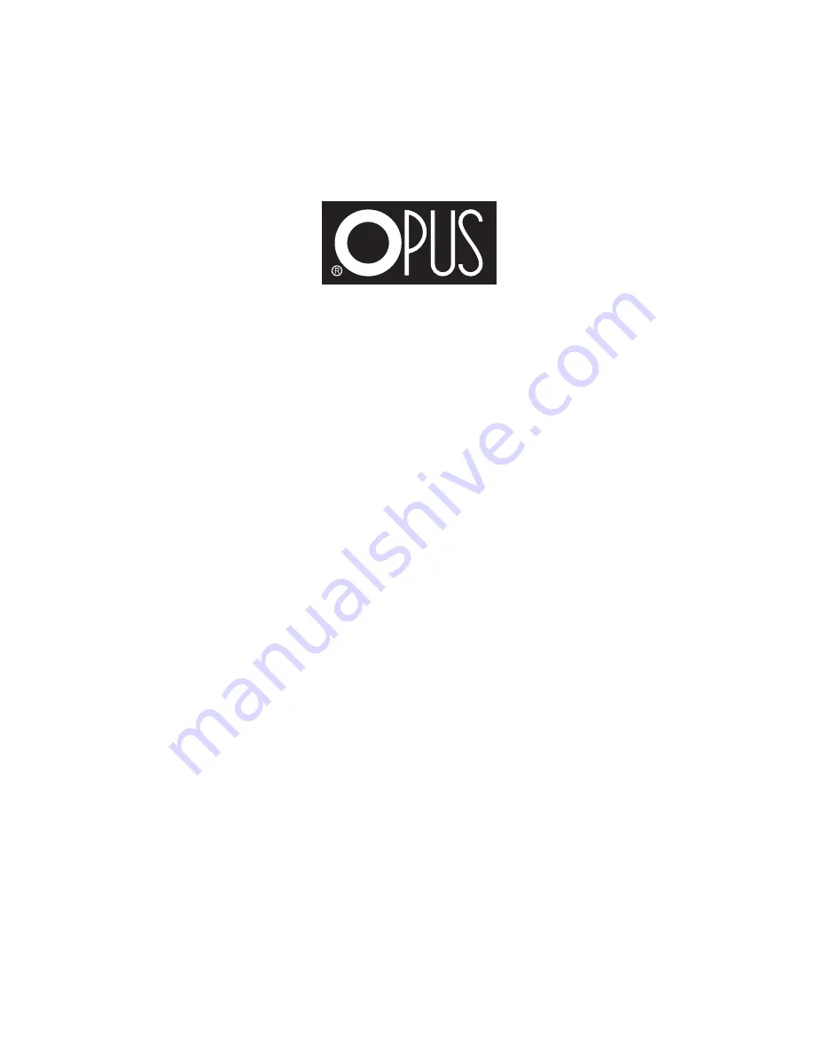 Opus Goldpress Plus Operating, Maintenance And Safe Usage Download Page 1