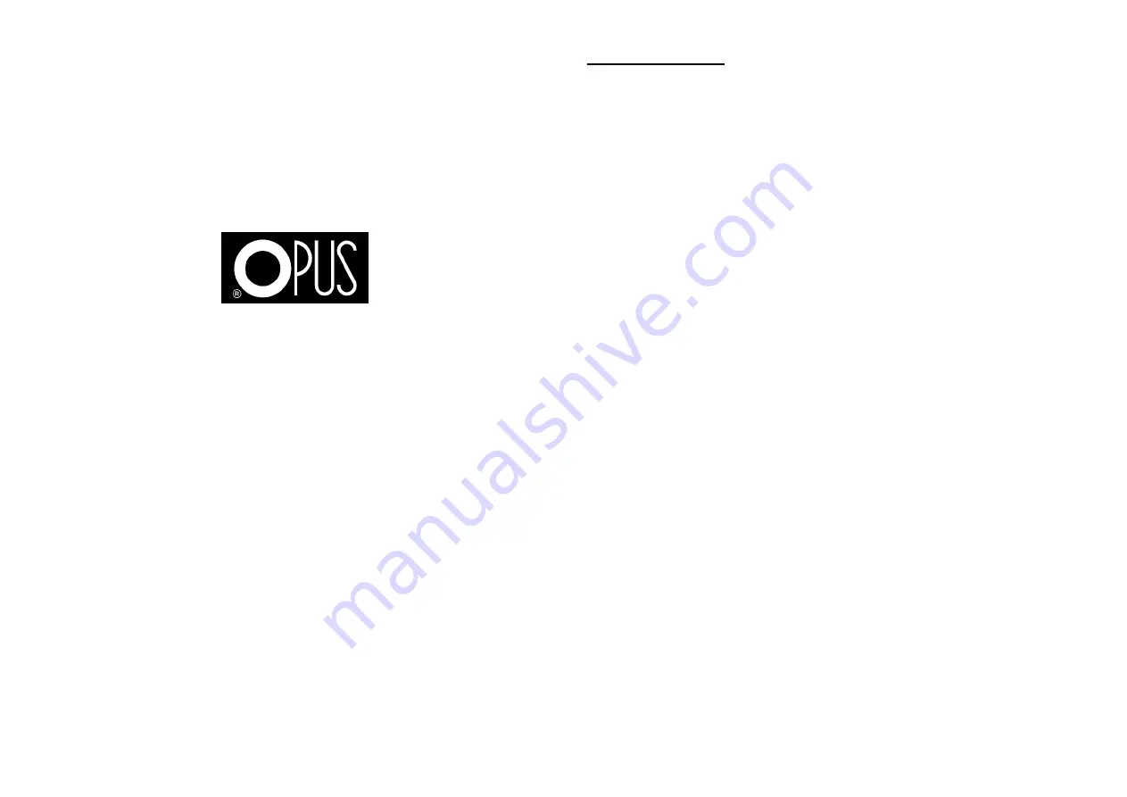 Opus MasterPress 01 Operating, Maintenance And Health Safe Manual Download Page 1