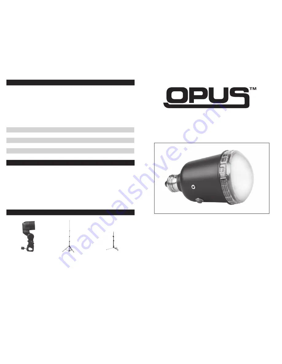 Opus OPL-M40 User Manual Download Page 1