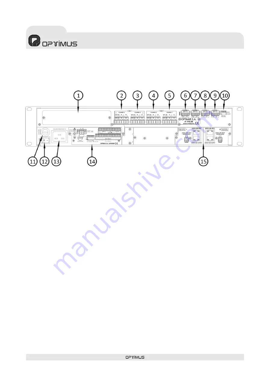 Opvimus IF-7P4/0E Operating Instructions Manual Download Page 8