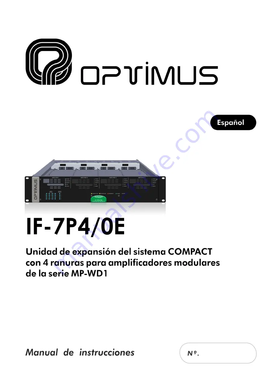 Opvimus IF-7P4/0E Operating Instructions Manual Download Page 27