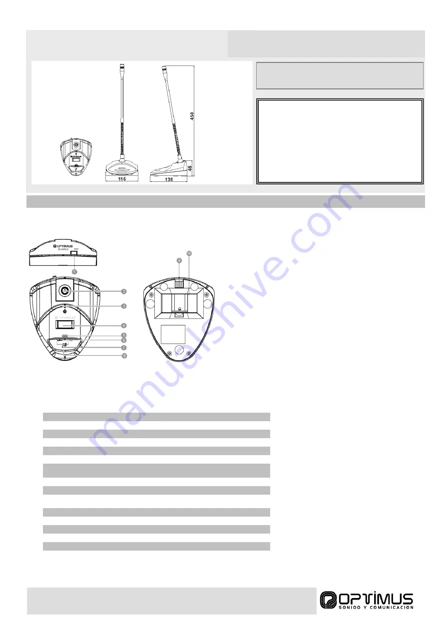 Opvimus MI-PMU16 Quick Manual Download Page 1