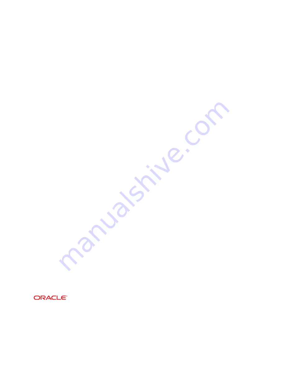 Oracle 7101674 Installation Manual Download Page 1