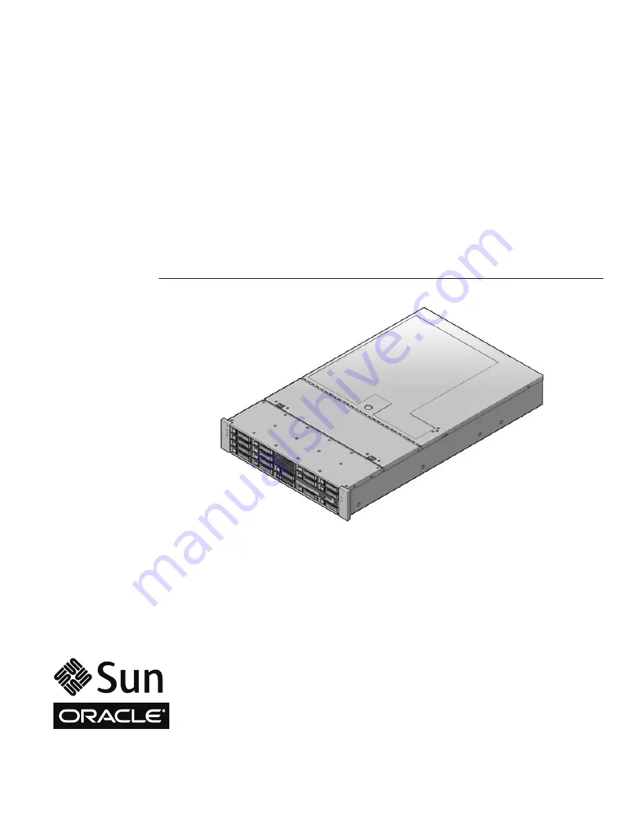 Oracle Sun Fire X4240 Скачать руководство пользователя страница 1