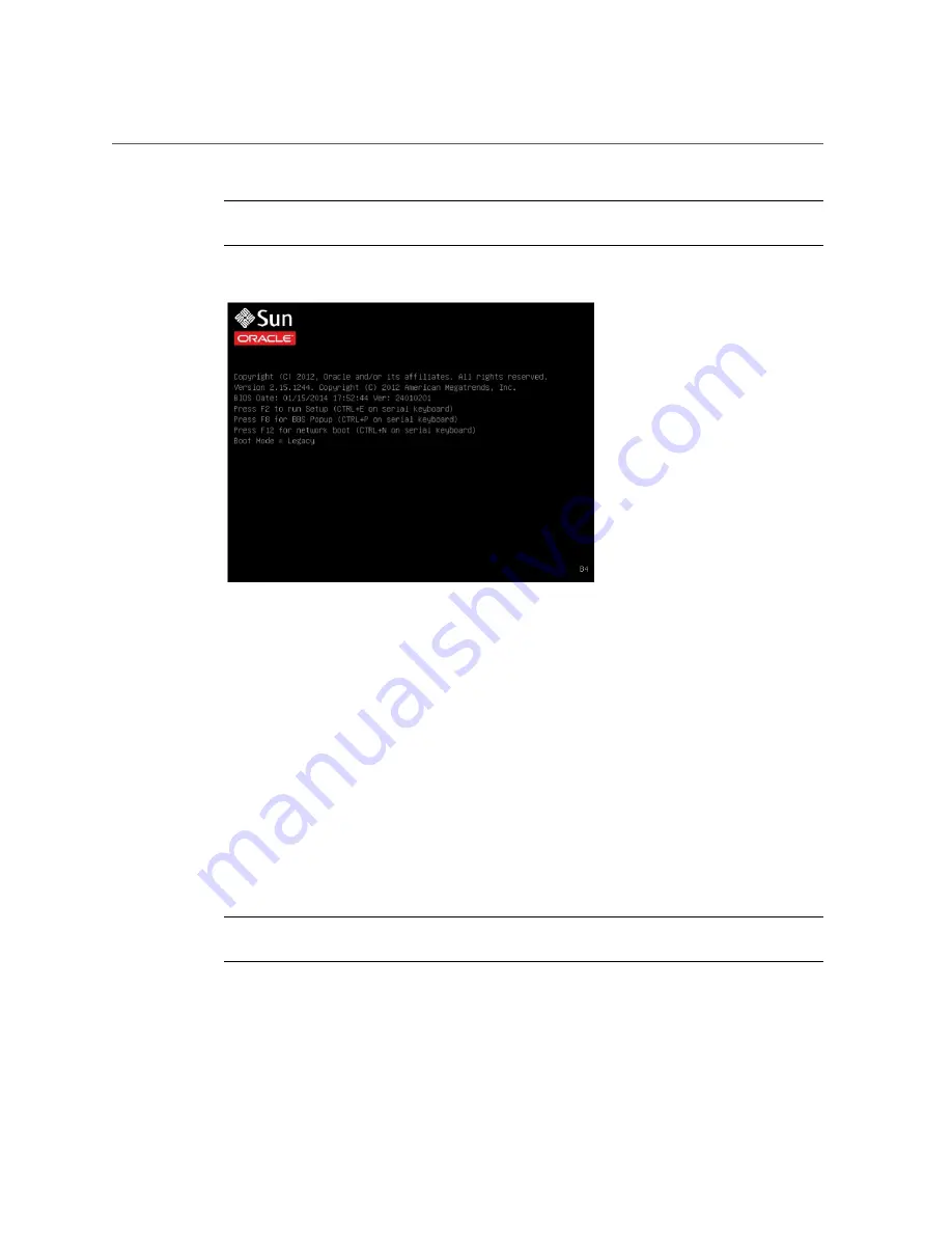 Oracle Sun Server X4-4 Installation Manual Download Page 135