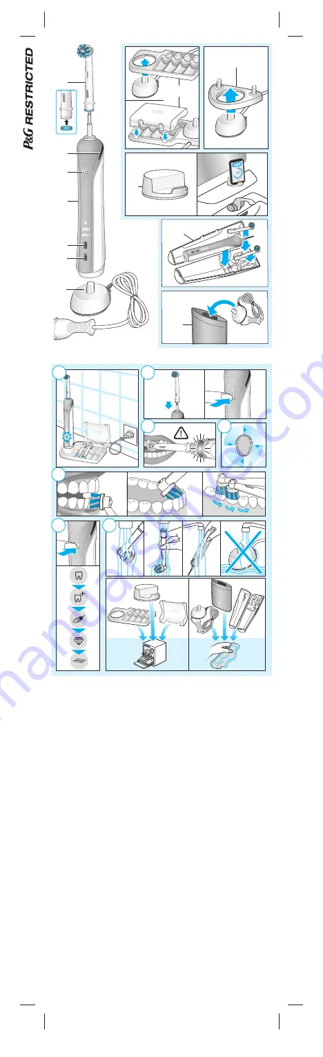 Oral-B BRAUN SMART JUNIOR 3757 Quick Start Manual Download Page 3