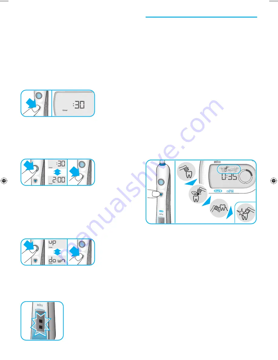 Oral-B Professional Care 9900 Triumph Quick Manual Download Page 16