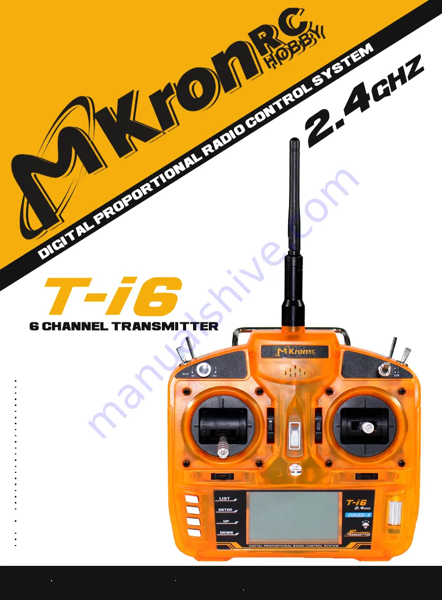 Orange RX M Kron RCT-i6 Скачать руководство пользователя страница 1