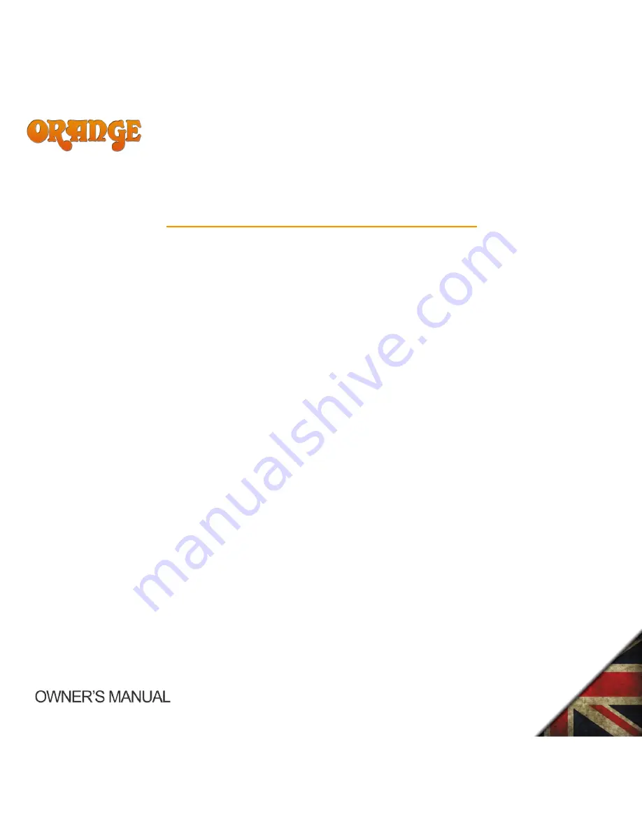 ORANGE Crush PiX 20L Owner'S Manual Download Page 13