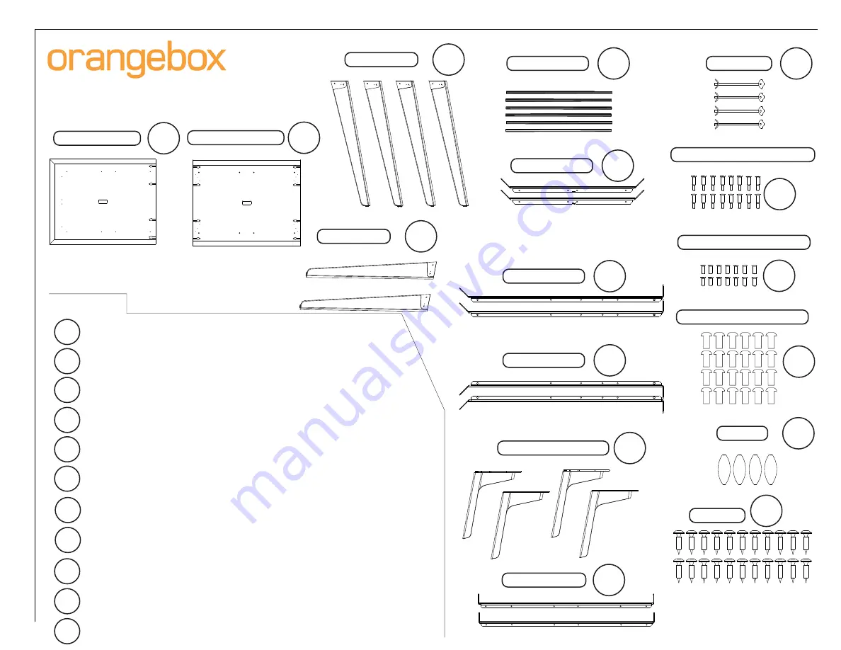 ORANGEBOX Cubb Tables 3 Leaf Table Скачать руководство пользователя страница 2