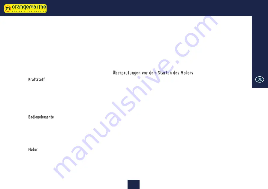 orangemarine F2.6 BMS Owner'S Manual Download Page 199