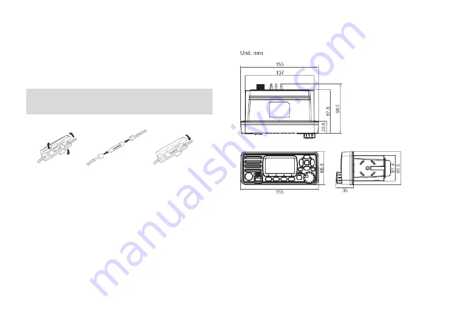 orangemarine VHF WP 250 Instruction Manual Download Page 9