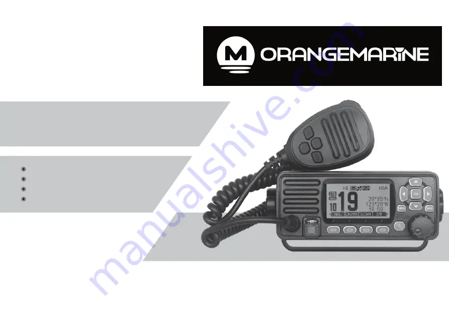 orangemarine VHF WP 250 Скачать руководство пользователя страница 82