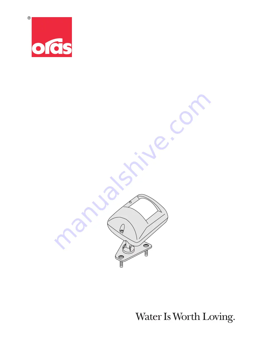 Oras 198584 Installation And Maintenance Manual Download Page 1