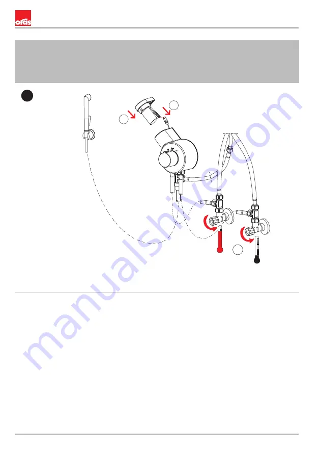 Oras IL BAGNO ALESSI Sense 8710F Installation Manual Download Page 14