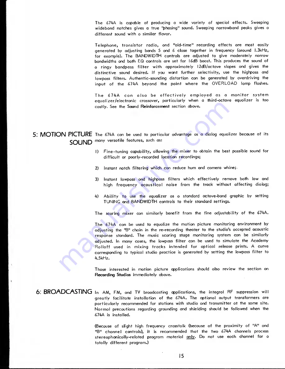 Orban 674A Operating Manual Download Page 19