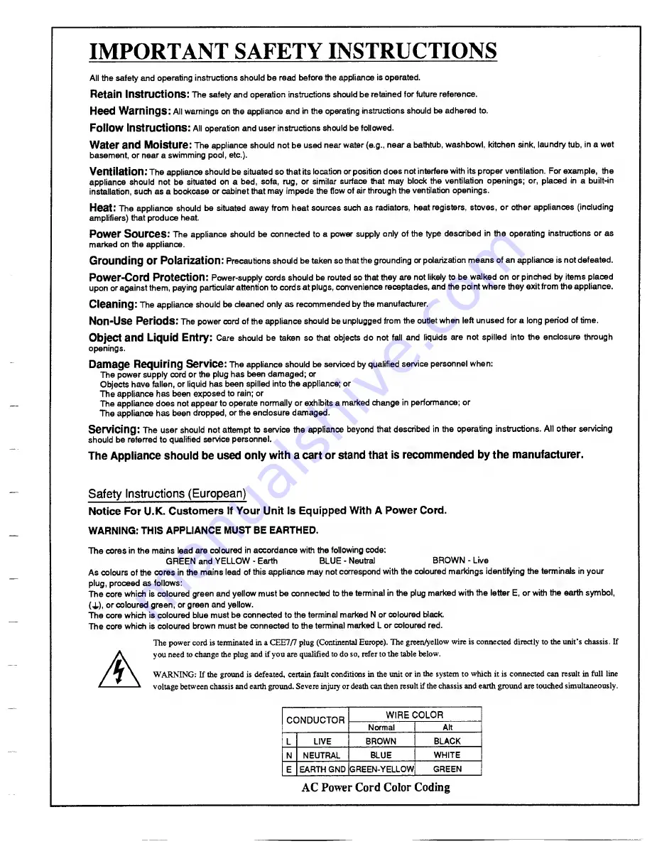 Orban 8182A Operating Manual Download Page 3