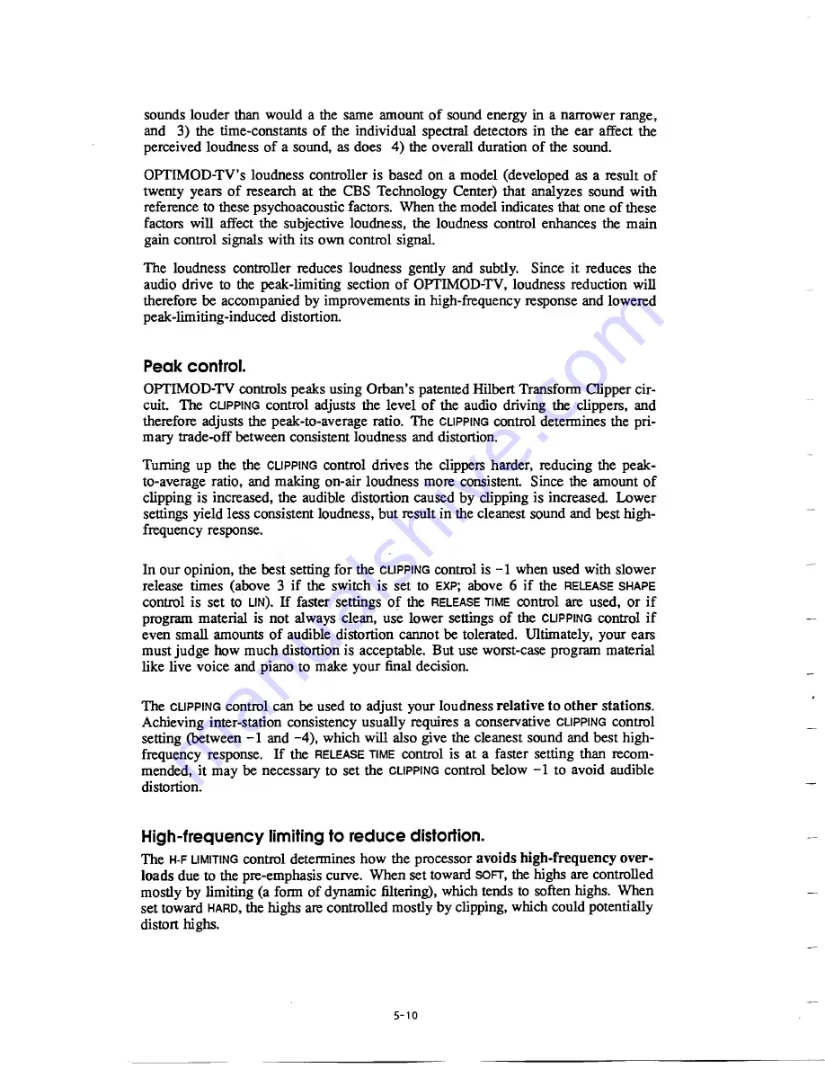 Orban 8182A Operating Manual Download Page 55