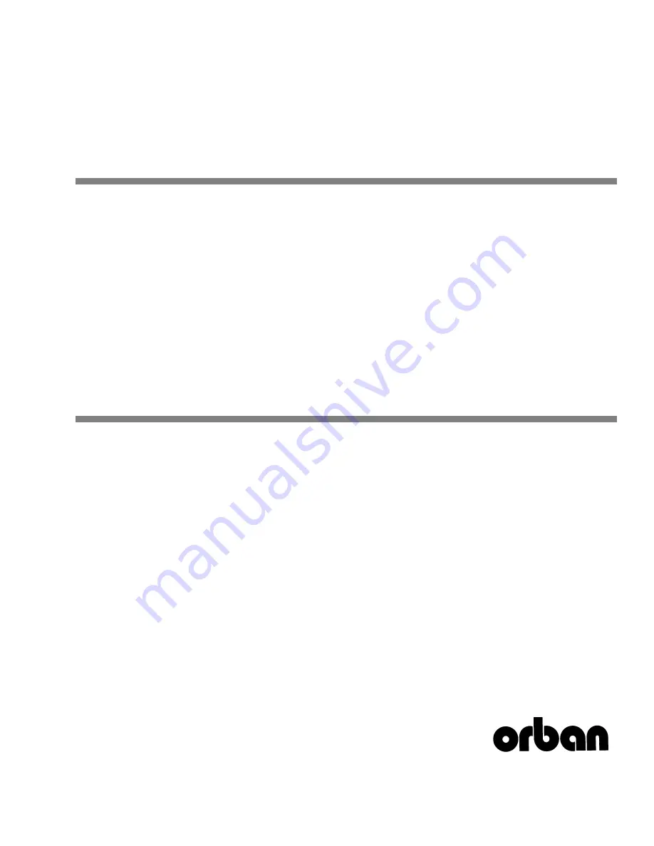 Orban OPTIMOD-FM 5518 Operating Manual Download Page 7