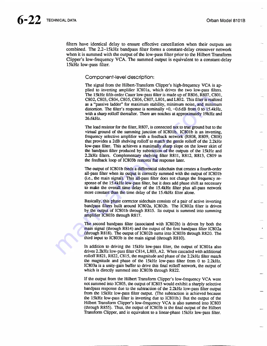 Orban Optimod-FM 8101B Operating Manual Download Page 129