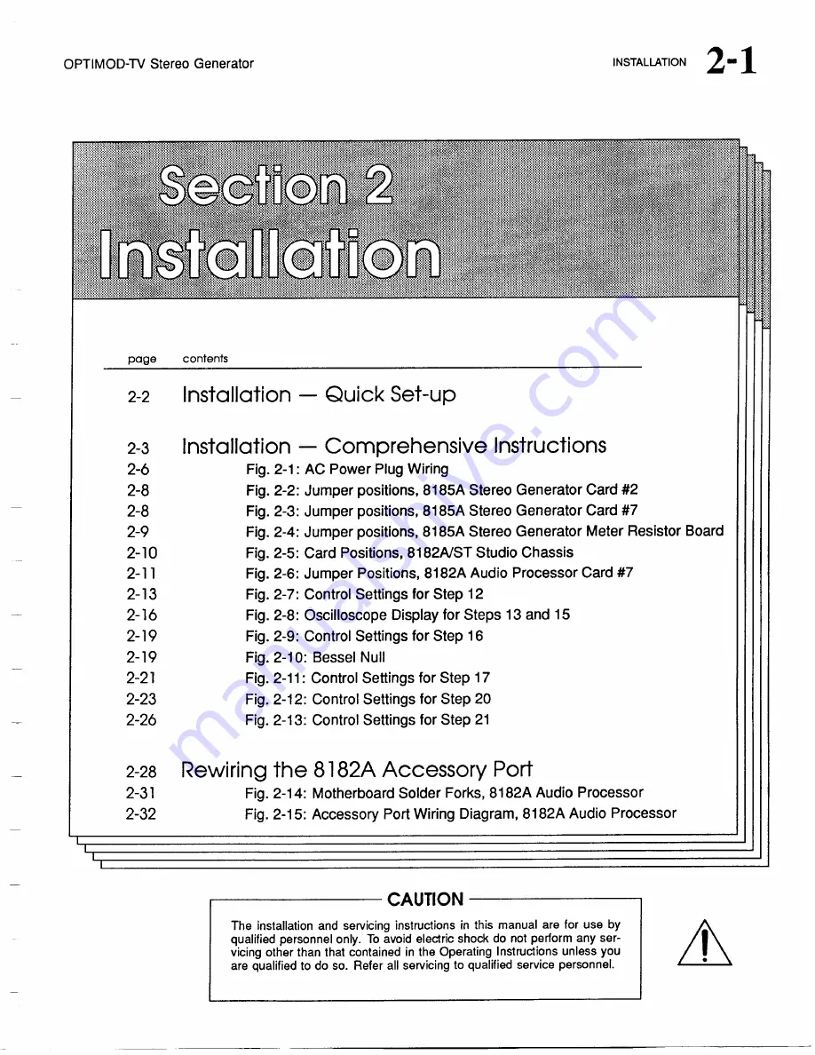 Orban Optimod-TV 8185A Operating Manual Download Page 24