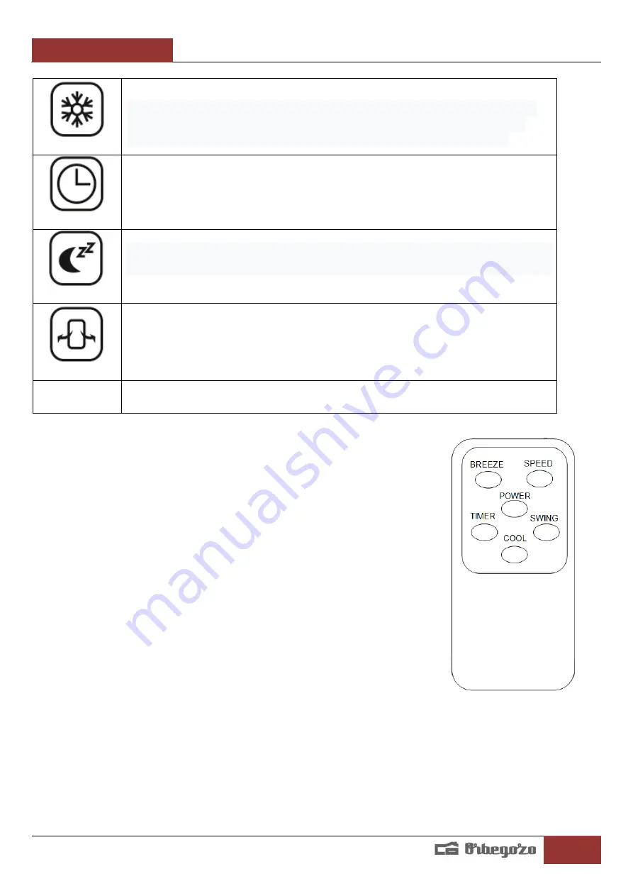 Orbegozo AIR 55 Instruction Manual Download Page 25