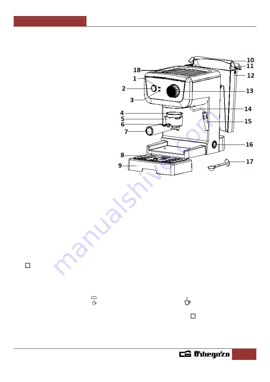 Orbegozo EX 5000 Instruction Manual Download Page 20