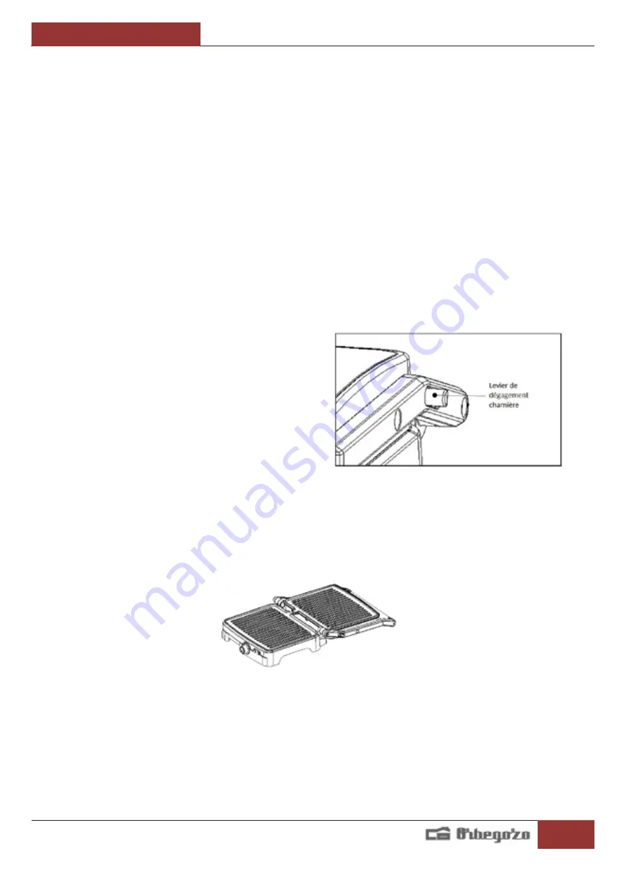 Orbegozo GR 2500 Instruction Manual Download Page 18