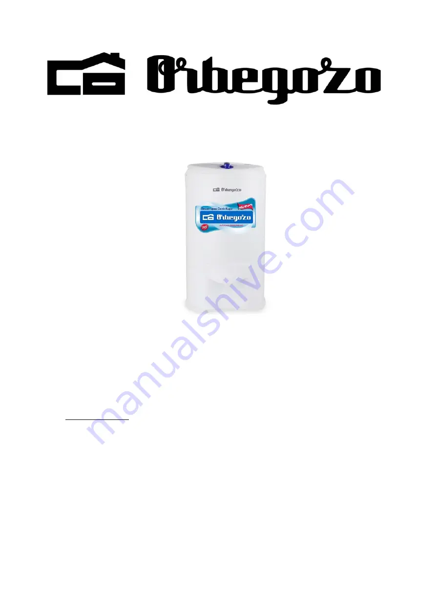 Orbegozo SC 4600 Instruction Manual Download Page 1