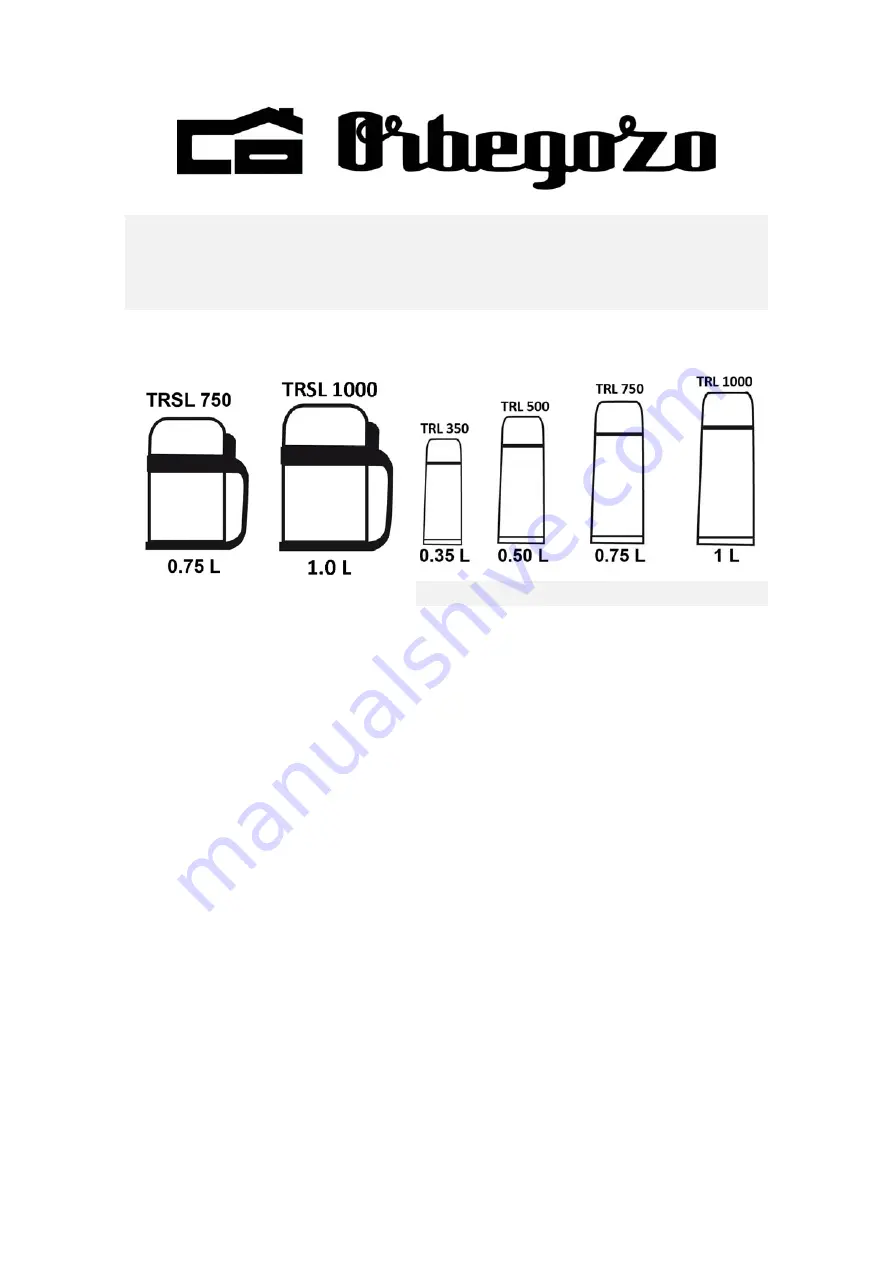 Orbegozo TRSL 750 Instruction Manual Download Page 1