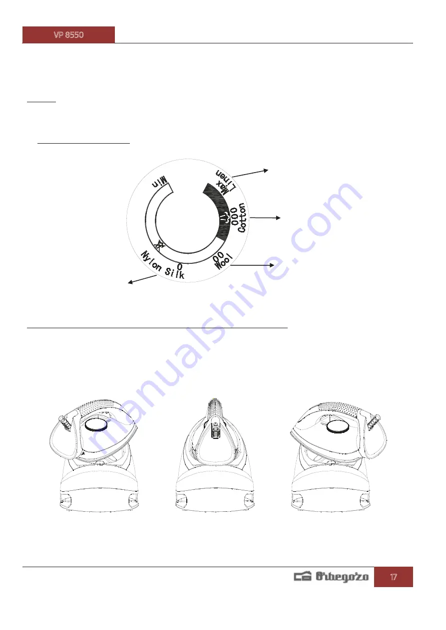 Orbegozo VP 8550 Instruction Manual Download Page 17