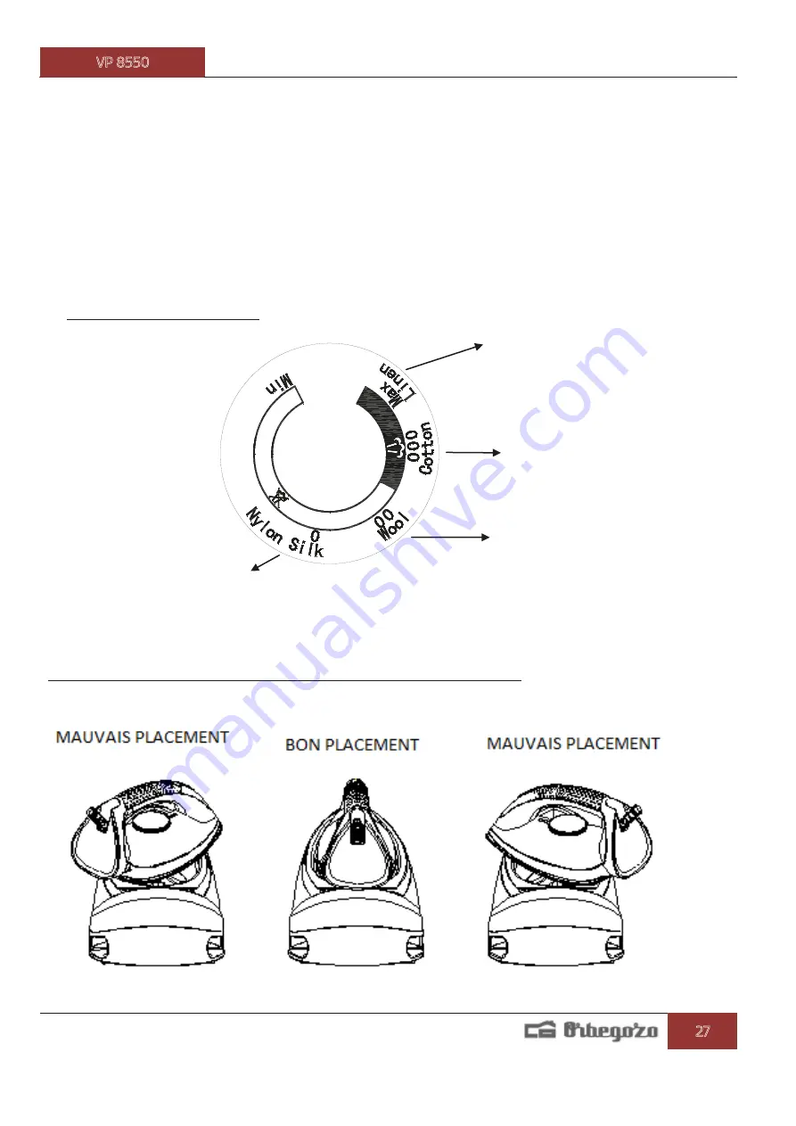 Orbegozo VP 8550 Скачать руководство пользователя страница 27
