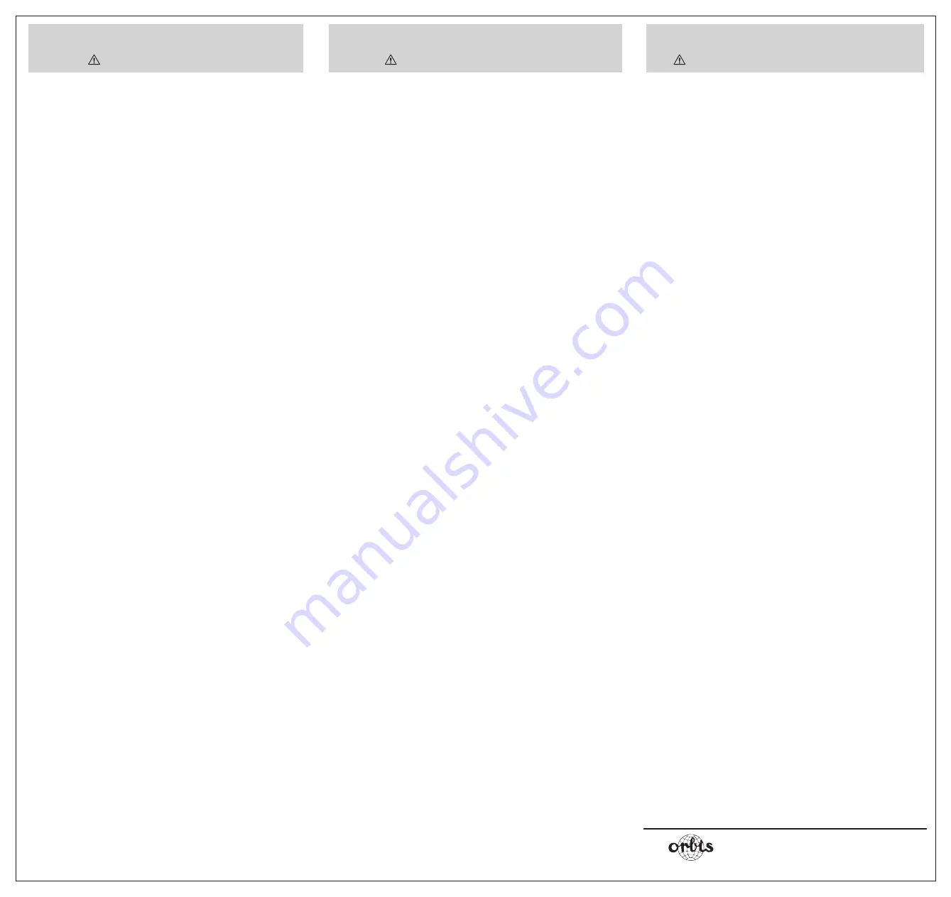 Orbis CONTAX 0641 SO User Manual Download Page 2