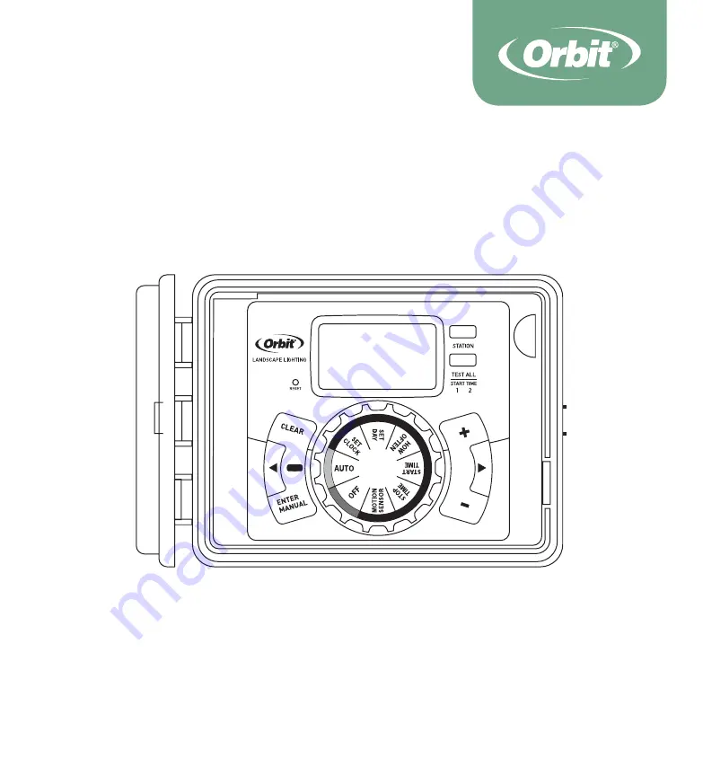 Orbit Landscape LED Light Controller User Manual Download Page 1