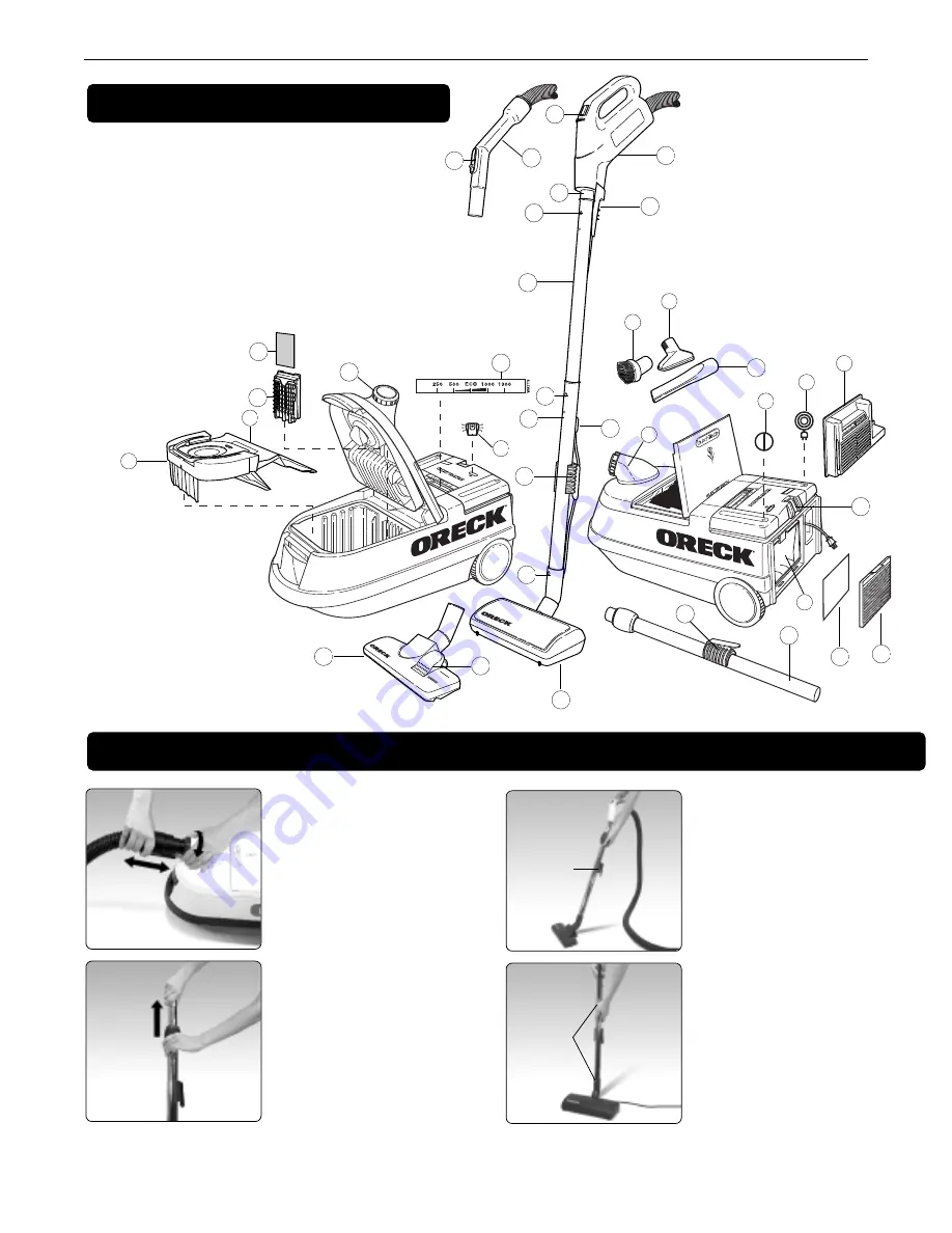 Oreck DutchTech DTX 1300 Скачать руководство пользователя страница 10