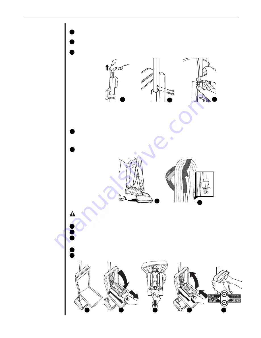 Oreck U4300 Graphite series User Manual Download Page 4