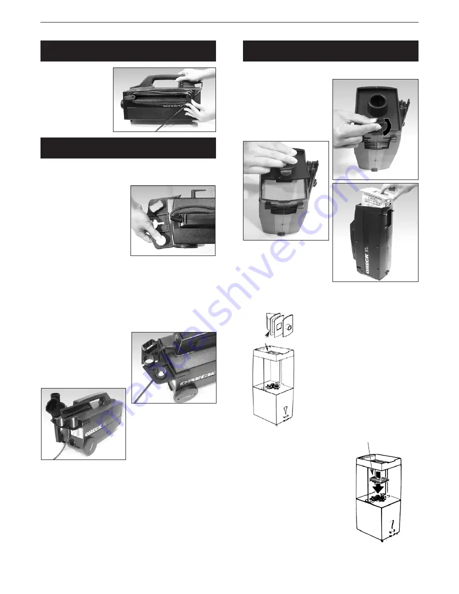 Oreck XL BB870-AD User Manual Download Page 15