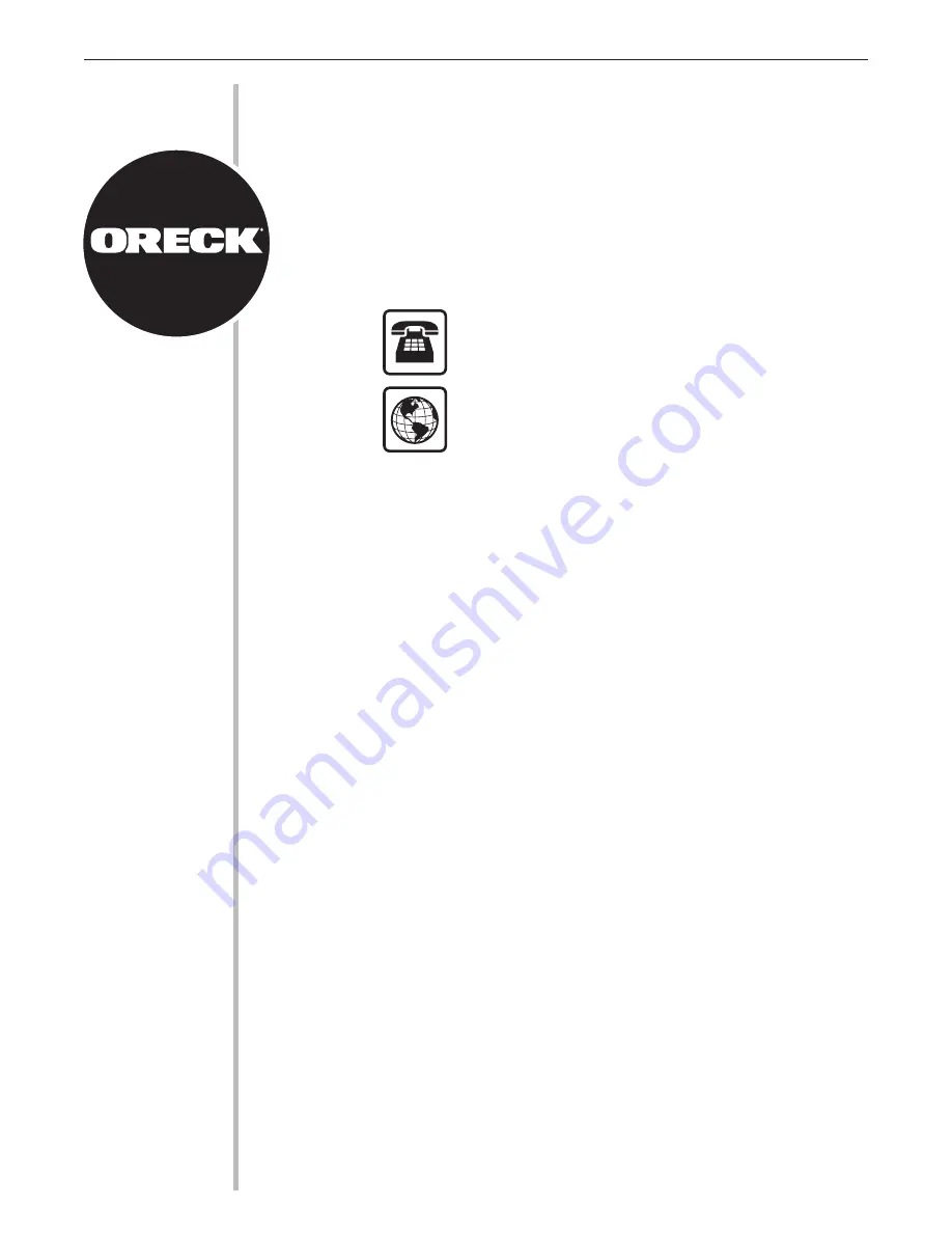 Oreck XL Edge User Manual Download Page 24